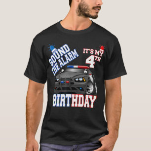 Camiseta Soa O Alarme É O Meu Quarto Aniversário De 4 Ano