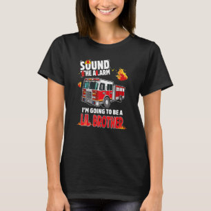 Camiseta Soa O Alarme Lil Irmão Bebê Revela Bombeiro