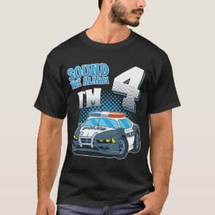 Camiseta Soa o alarme, tenho 4 anos, 4 anos, 4 anos, políti