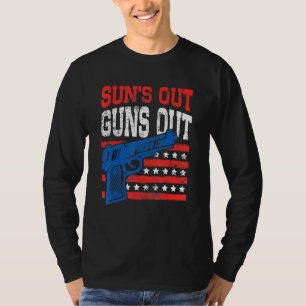 Camiseta Soa Sai Desaparece Armas de Bandeira Americana Pat