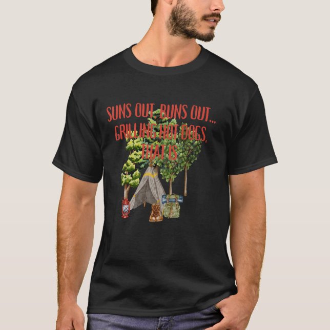 Camiseta Soa, soa fora... gritando cachorros quentes, ou se (Frente)