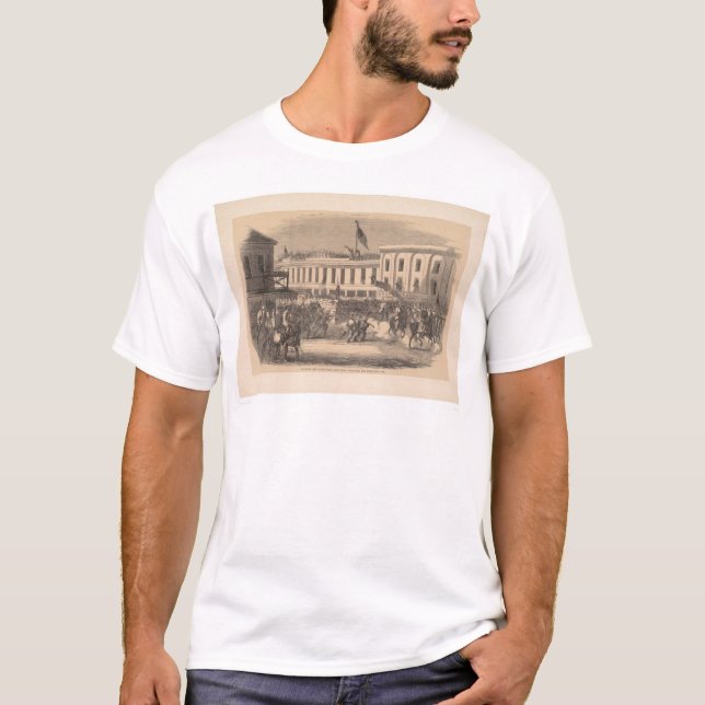 Camiseta Soando o alarme sobre a vigilância do porto (Frente)