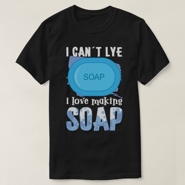 Camiseta SoapMaking SoapMaker Bolhas Bolha Banheira (Frente do Design)
