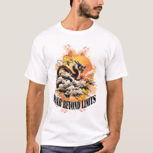 Camiseta Soar Além dos Limites Homens Branco