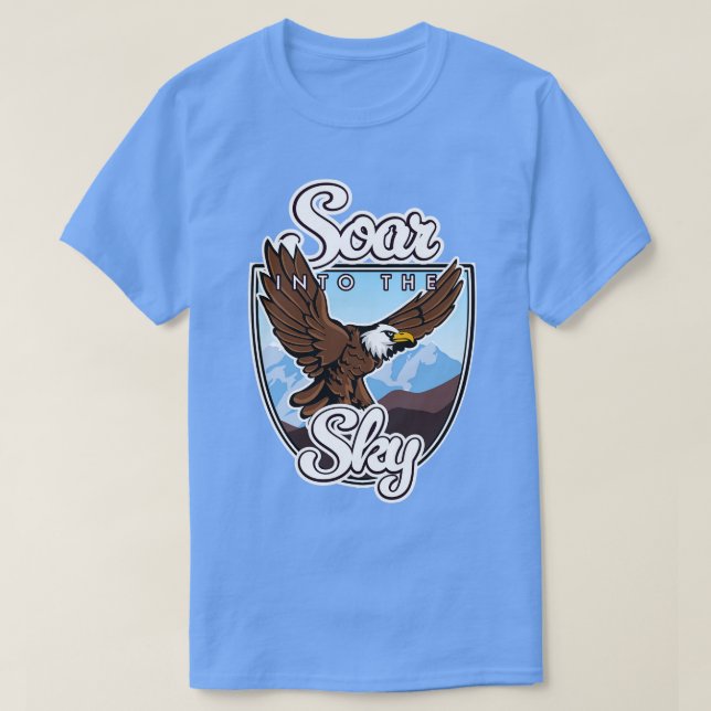 Camiseta Soar no céu (Frente do Design)