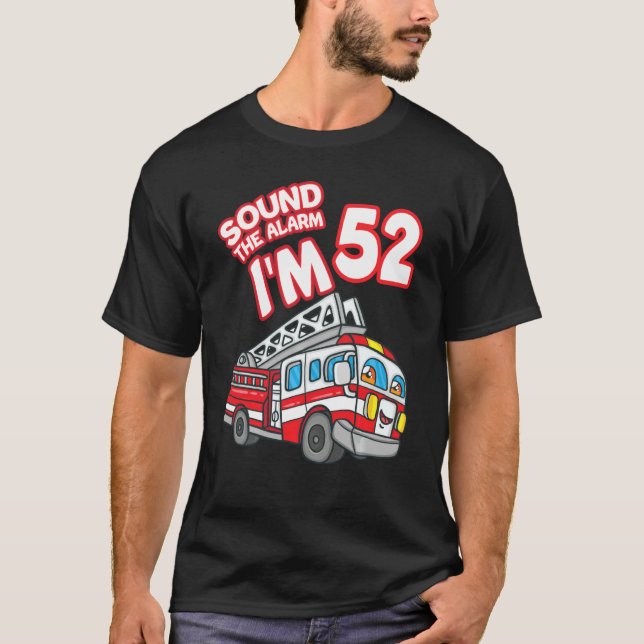 Camiseta Soar O Alarme I M 52 Fire Engine Firefighter 52n (Frente)