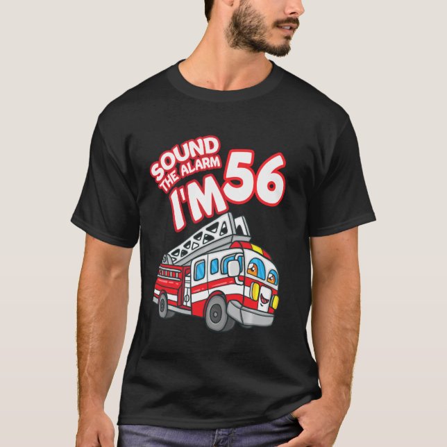 Camiseta Soar O Alarme I M 56 Fire Engine Firefighter 56t (Frente)