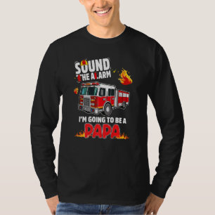 Camiseta Soar O Alarme Papai Para Ser Revelação De Bebê Lut