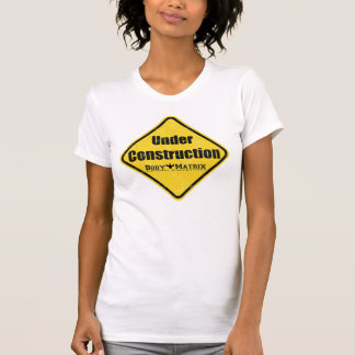 Camiseta Sob a construção
