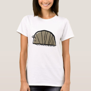 Camiseta sob a rocha