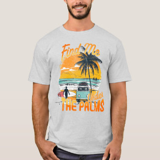 Camiseta Sob as Palms Retro Beach