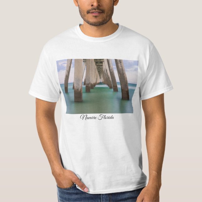 Camiseta Sob Navarre Beach Pier T-Shirt (Frente)
