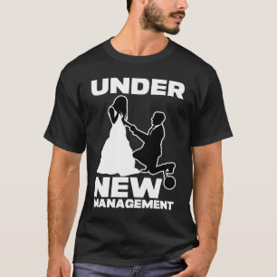Camiseta Sob Nova Gestão Casamento Homens Festa de Despedid