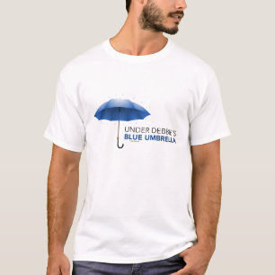 Camiseta Sob o guarda-chuva azul de Debbie