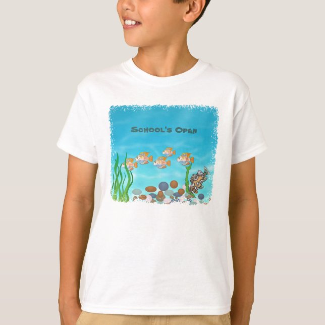 Camiseta Sob o mar caçoa o t-shirt (Frente)