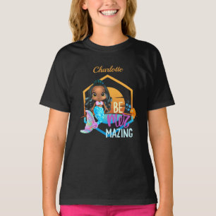 Camiseta Sob o mar, seja personalizada a sereia mais impres