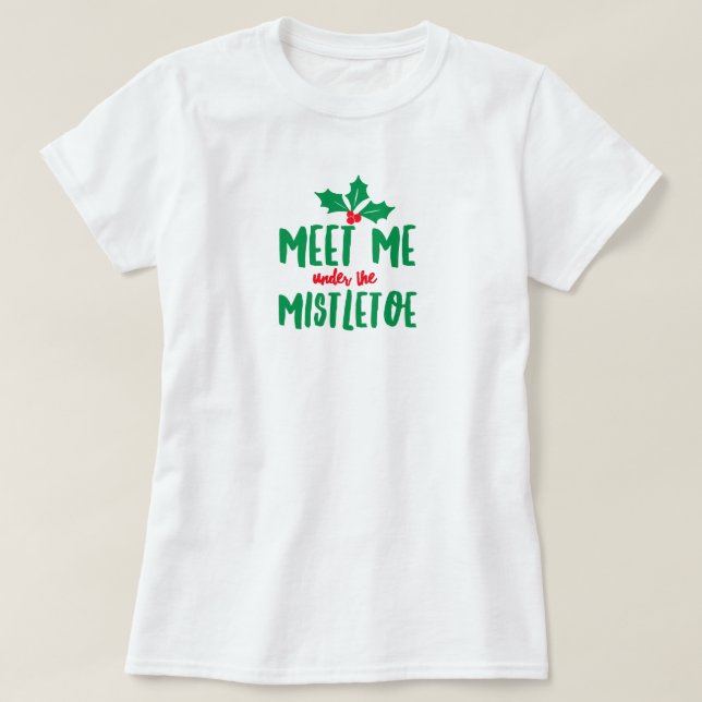 Camiseta Sob o Mistletoe T-Shirt (Frente do Design)