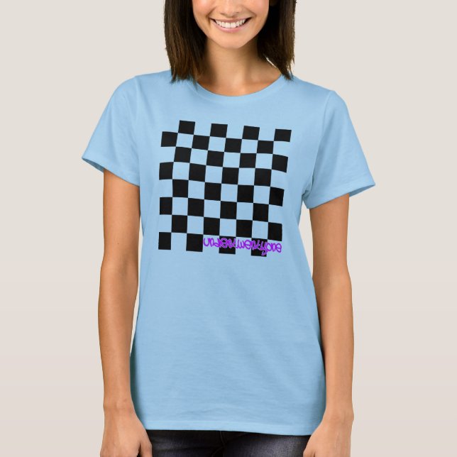 Camiseta Sob o t-shirt 21 Checkered (Frente)