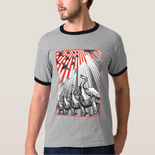 Camiseta Sob o t-shirt da campainha da fiscalização