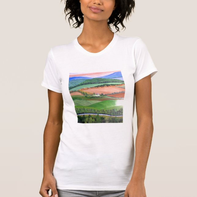 Camiseta Sob o Tshirt de Tuscan Sun (Frente)