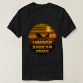 Camiseta Sob os Céus Africanos | Safari de Pôr do Sol Chita