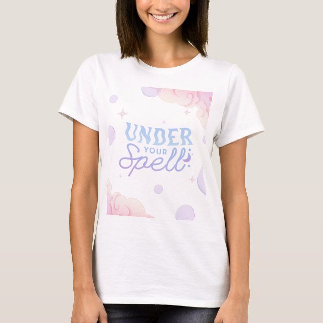 Camiseta Sob Sua Ortografia, Cota De Pastel Female (Frente)