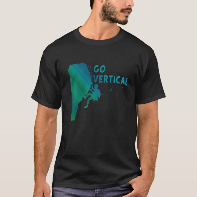 Camiseta Sobe Carabiner - Ir Vertical (Frente)