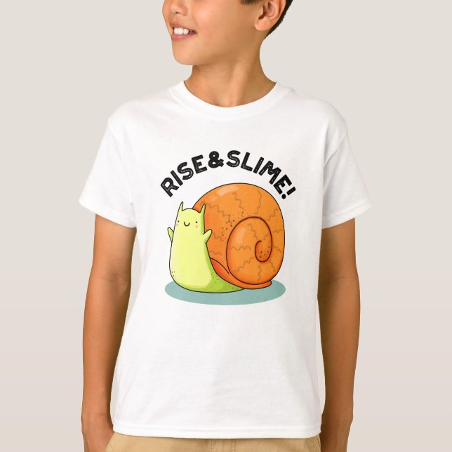 Camiseta Sobe E Slime Engraçada. (Frente)