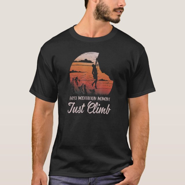 Camiseta Sobe Montanhas de Muro Subindo Alcance (Frente)