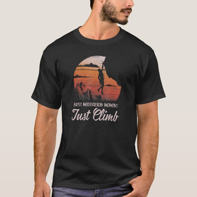 Camiseta Sobe Montanhas de Muro Subindo Alcance (Frente)
