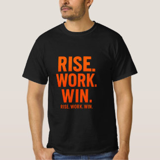 Camiseta Sobe. TRABALHO. WIN. - T-Sh Motivacional Inspiraci
