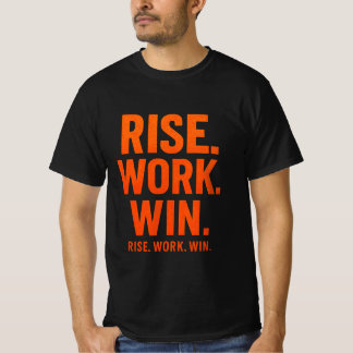 Camiseta Sobe. TRABALHO. WIN. - T-Sh Motivacional Inspiraci