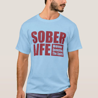 Camiseta Sober Life - Vermelho