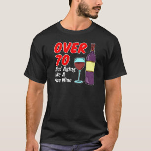 Camiseta Sobre 70 que envelhecem como o vinho