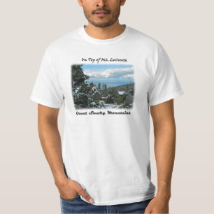 Camiseta Sobre a arte da foto do Mt. LeConte G/M