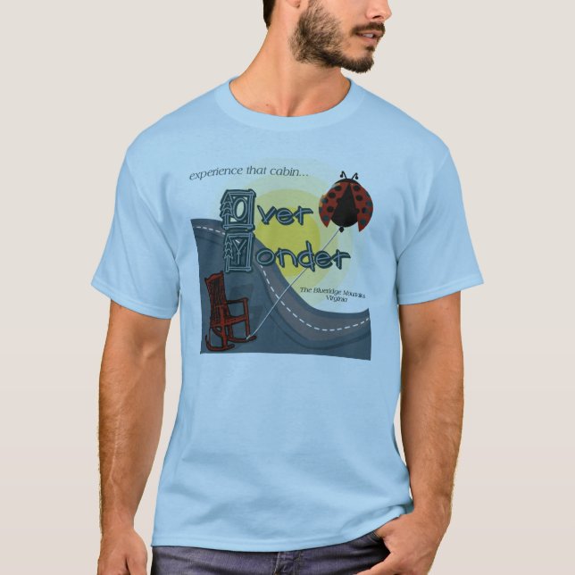 Camiseta Sobre além o t-shirt do logotipo da cabine (Frente)