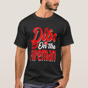 Camiseta Sobre as Bombeiros, Namorada de Mulher-Bombeiro F