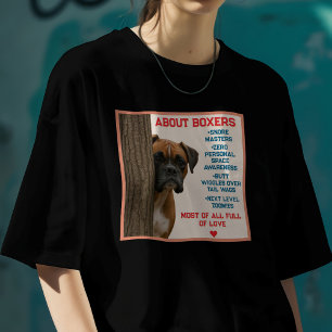 Camiseta Sobre Cães Boxer Divertidos