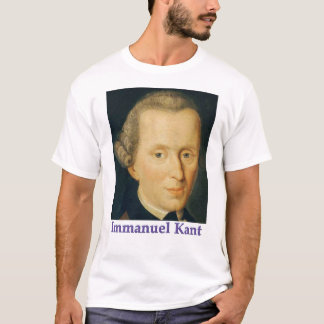Camiseta sobre Kant e sua sabedoria sobre paz