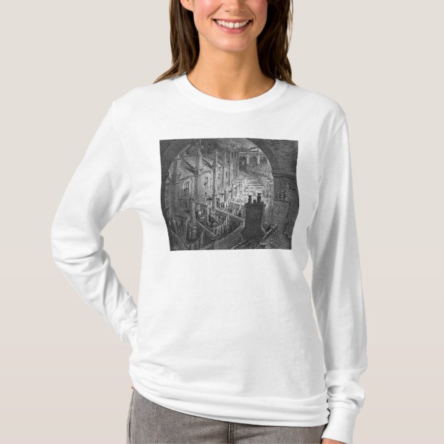 Camiseta Sobre Londres - pelo trilho (Frente)