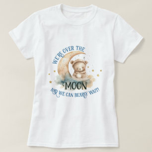 Camiseta Sobre O Chá Do Bebê Do Urso Da Lua