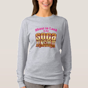 Camiseta Sobre o Land no Reino da Soca