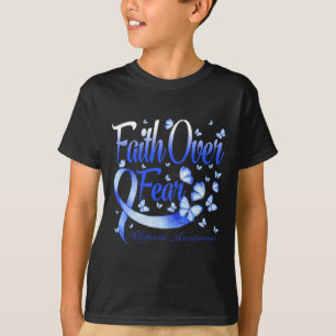 Camiseta Sobre o Medo Alopecia Sensibilização Borboleta
