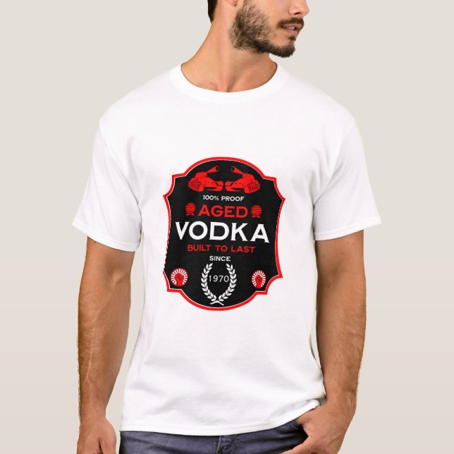 Camiseta Sobre O Morro A 50 Vodka Drinker (Frente)