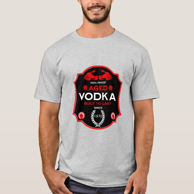 Camiseta Sobre O Morro A 60 Bebidas De Vodka (Frente)