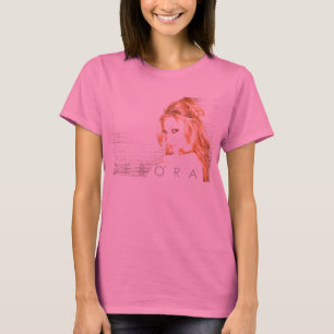 Camiseta Sobre o ombro Deborah Gibson