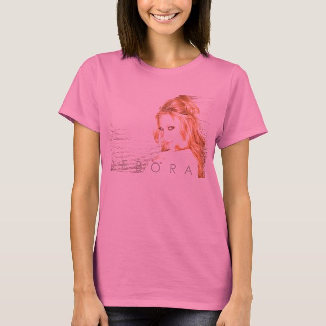 Camiseta Sobre o ombro Deborah Gibson (Frente)