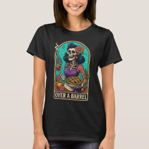 Camiseta Sobre um esqueleto de barril