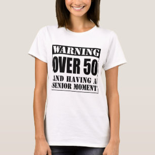 Camiseta Sobre um momento de 50 mais velho