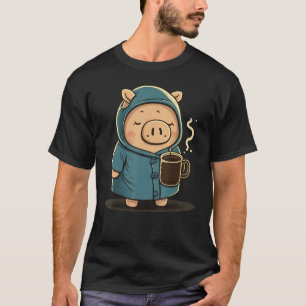 Camiseta Sobrecarga de porco rabo-grão